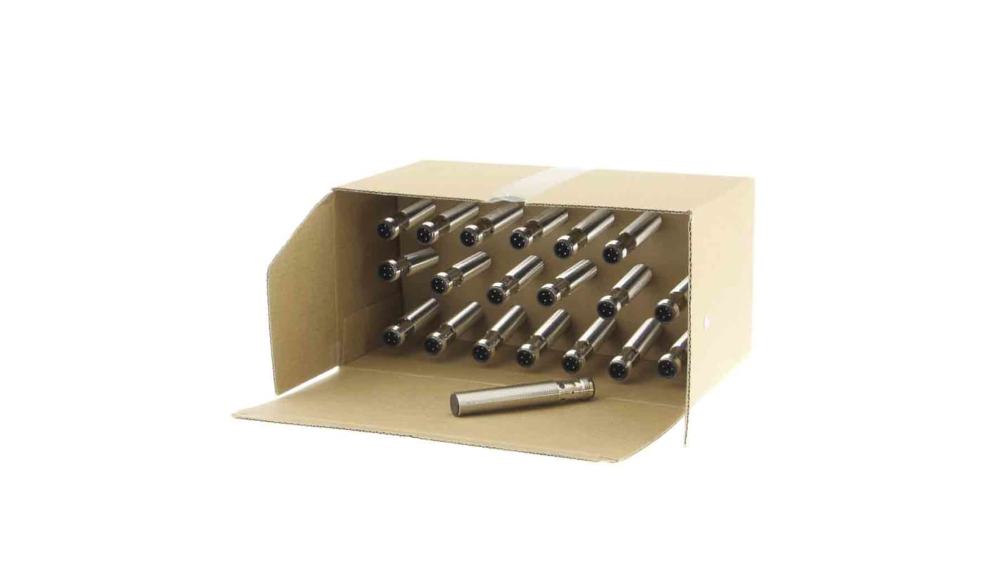Rs-Online Sensore di prossimità Cilindro filettato Omron M12 rilevamento 4 mm 10 → 30 V CC