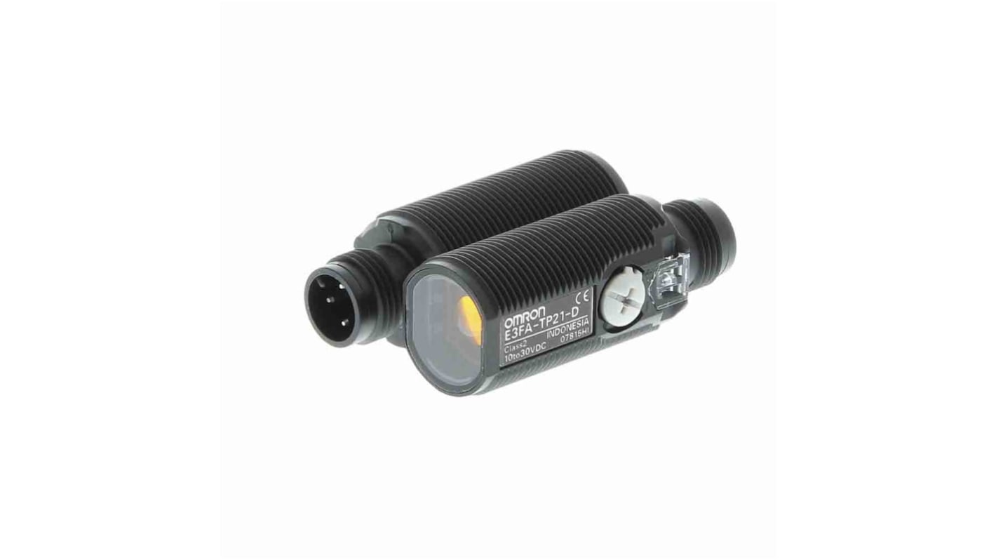Rs-Online Sensore fotoelettrico Cilindrico Omron a fascio diretto rilevamento 20 m uscita PNP