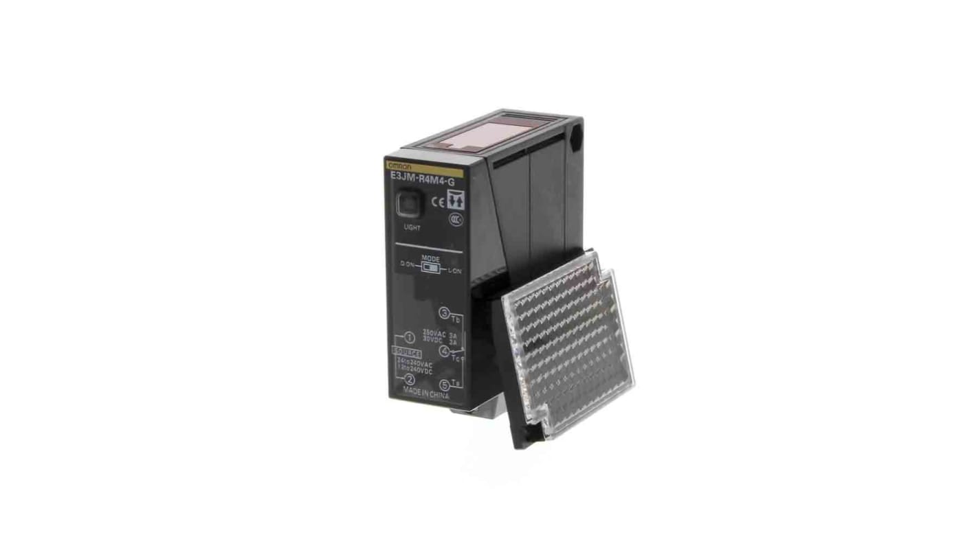 Rs-Online Sensore fotoelettrico Omron a retroriflessione rilevamento 4 m uscita PNP