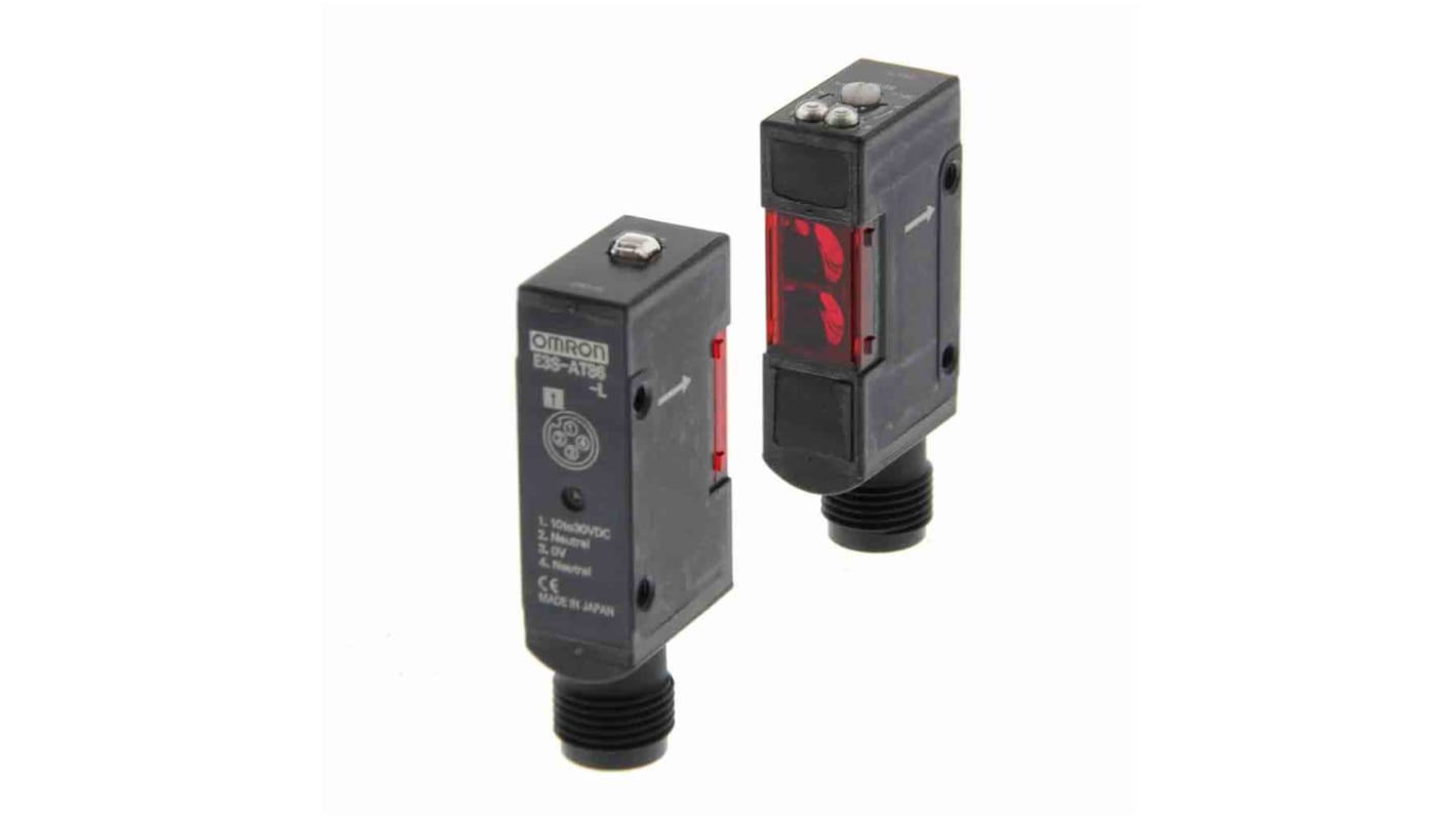 Rs-Online Sensore fotoelettrico Rettangolare Omron a fascio diretto rilevamento 7 m uscita NPN