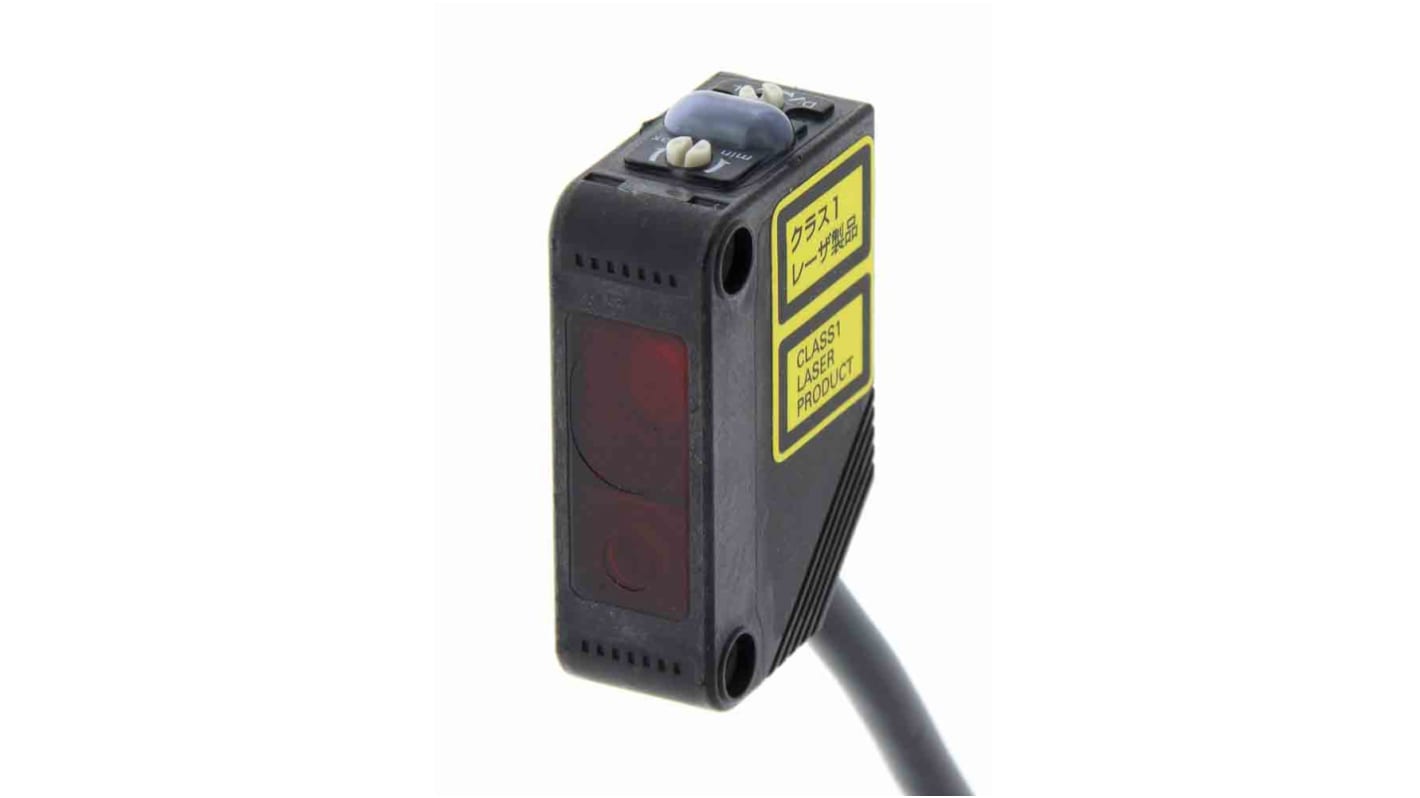 Rs-Online Sensore fotoelettrico Rettangolare Omron a soppressione di sfondo rilevamento 300 mm uscita PNP