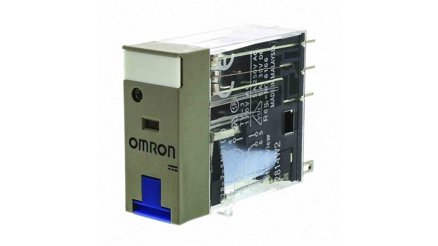 Omron Non-Latching Relay, 24V dc Coil, 5A Switching Current, SPDT