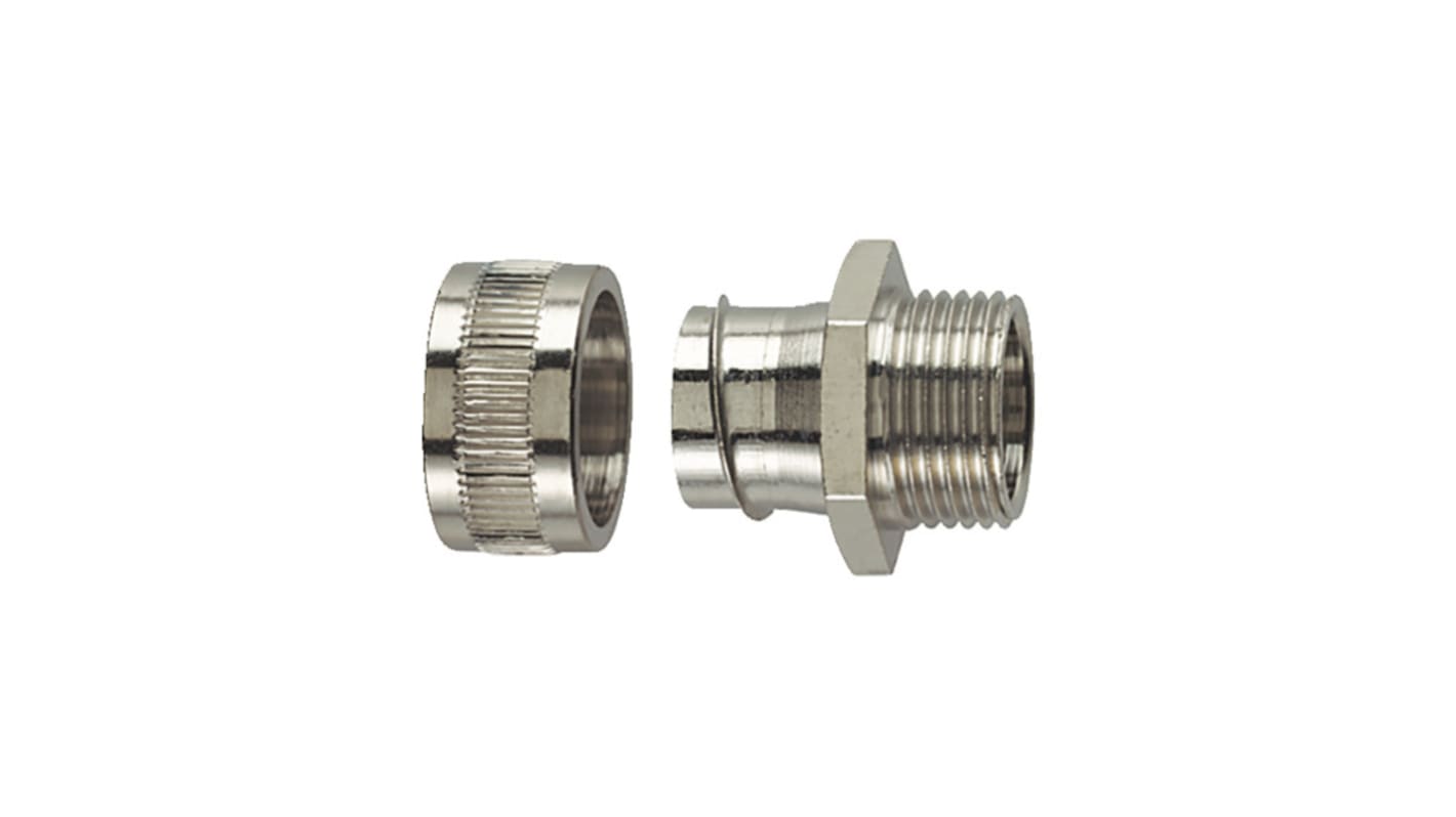 Raccordo portacavi HellermannTyton 166-30302 SC16-FM-M16-NPB-ML HelaGuard, filetto M16, 16mm