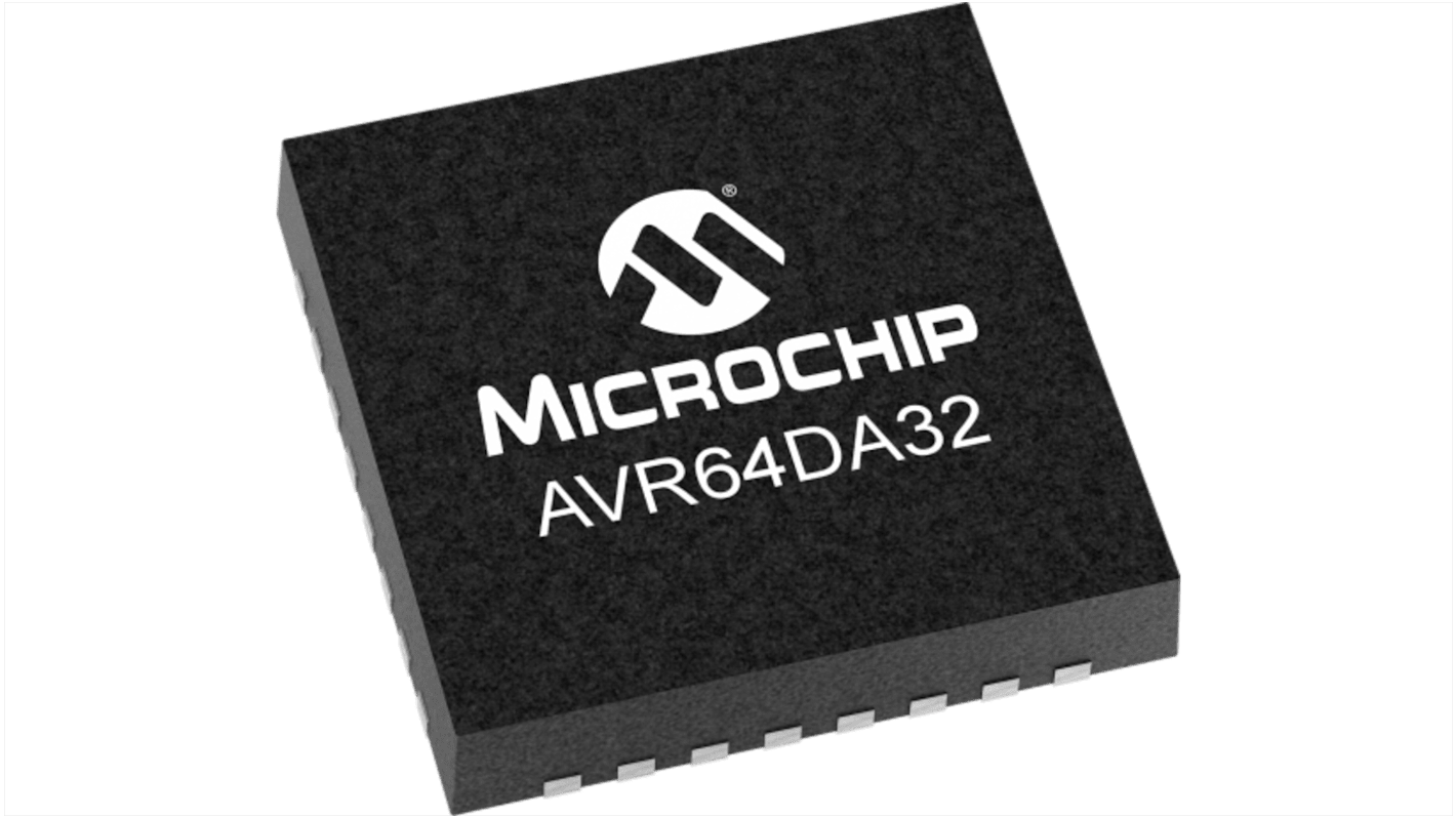 Microchip Mikrocontroller AVR® DA AVR 8bit SMD 64 KB TQFP 32-Pin 24MHz