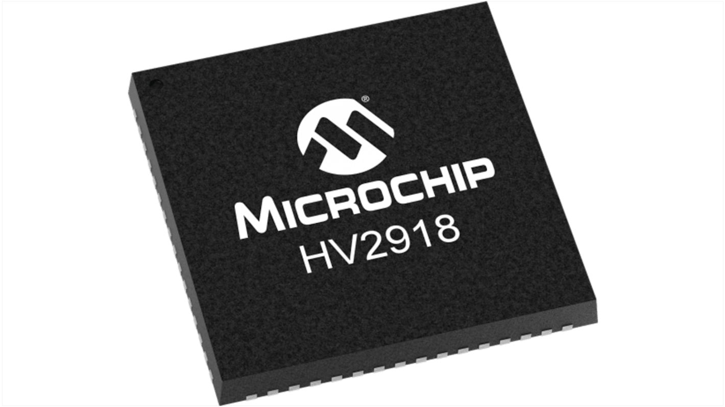Microchip HV2918/R4X Multiplexer Switch IC, 64-Pin QFN-64