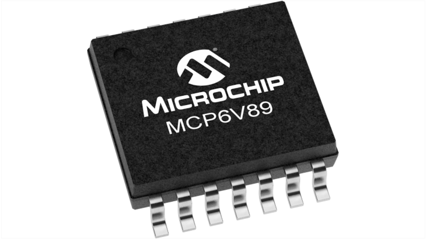 Microchip オペアンプ, 表面実装, 単一電源, MCP6V89-E/ST