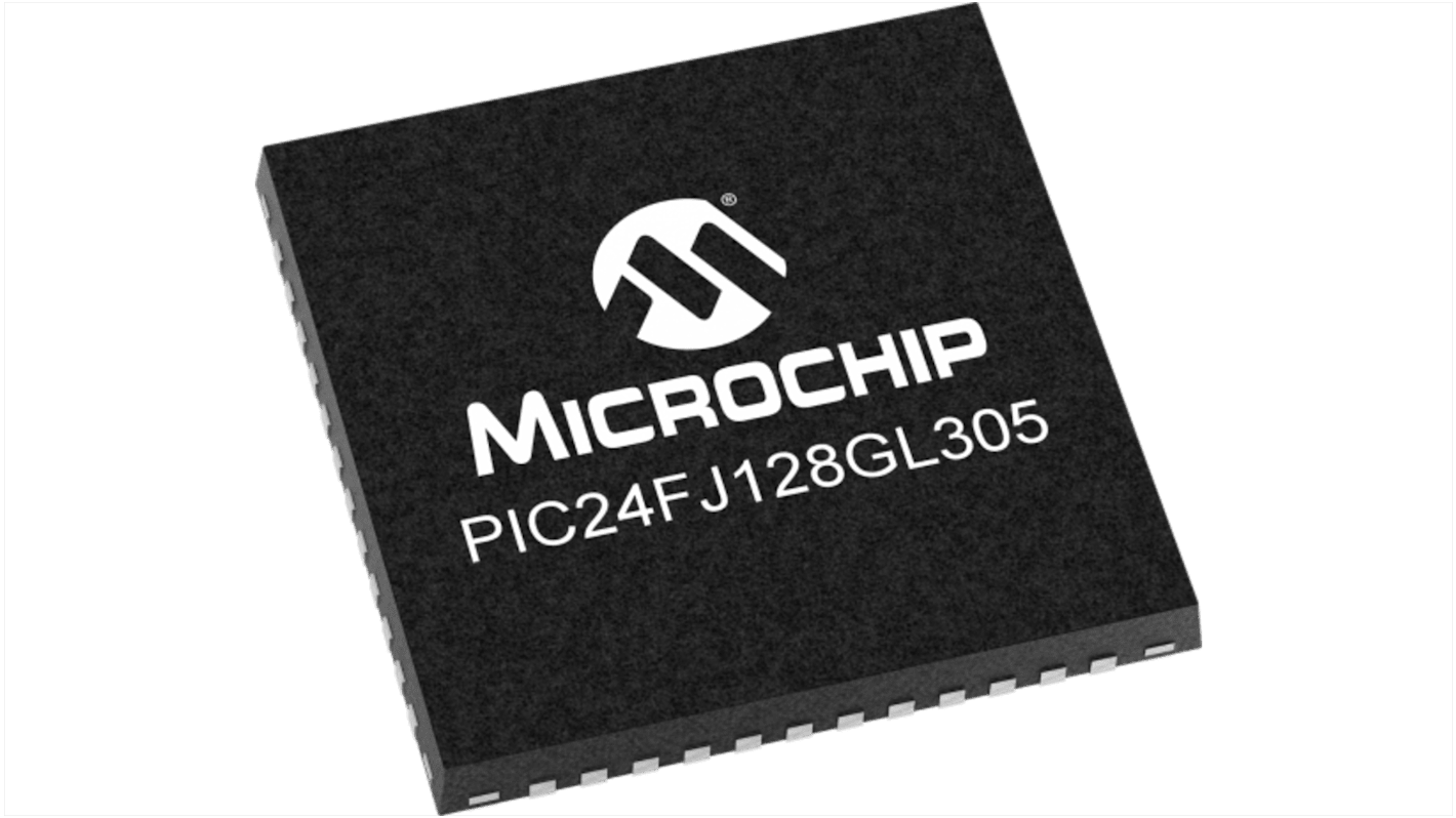 Mikrokontroler Microchip PIC24FJ GL TQFP 48-pinowy Montaż powierzchniowy PIC 128 kB 16bit 32MHz Flash