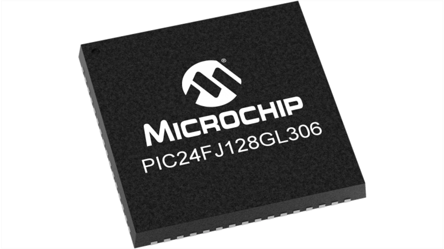 Mikrokontroler Microchip PIC24FJ GL TQFP 64-pinowy Montaż powierzchniowy PIC 128 kB 16bit 32MHz Flash