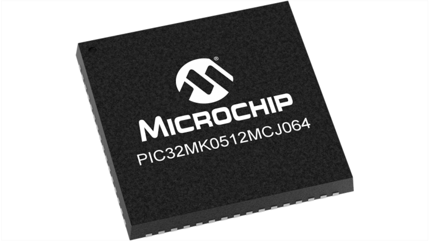 Microcontrôleur, 32bit 512 Ko, 120MHz, TQFP 64, série PIC32MK