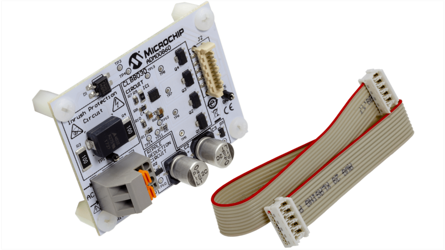 Vývojová sada pro řízení napájení, CL88030 230VAC LED Driver Eval Board, Budič LED, Microchip