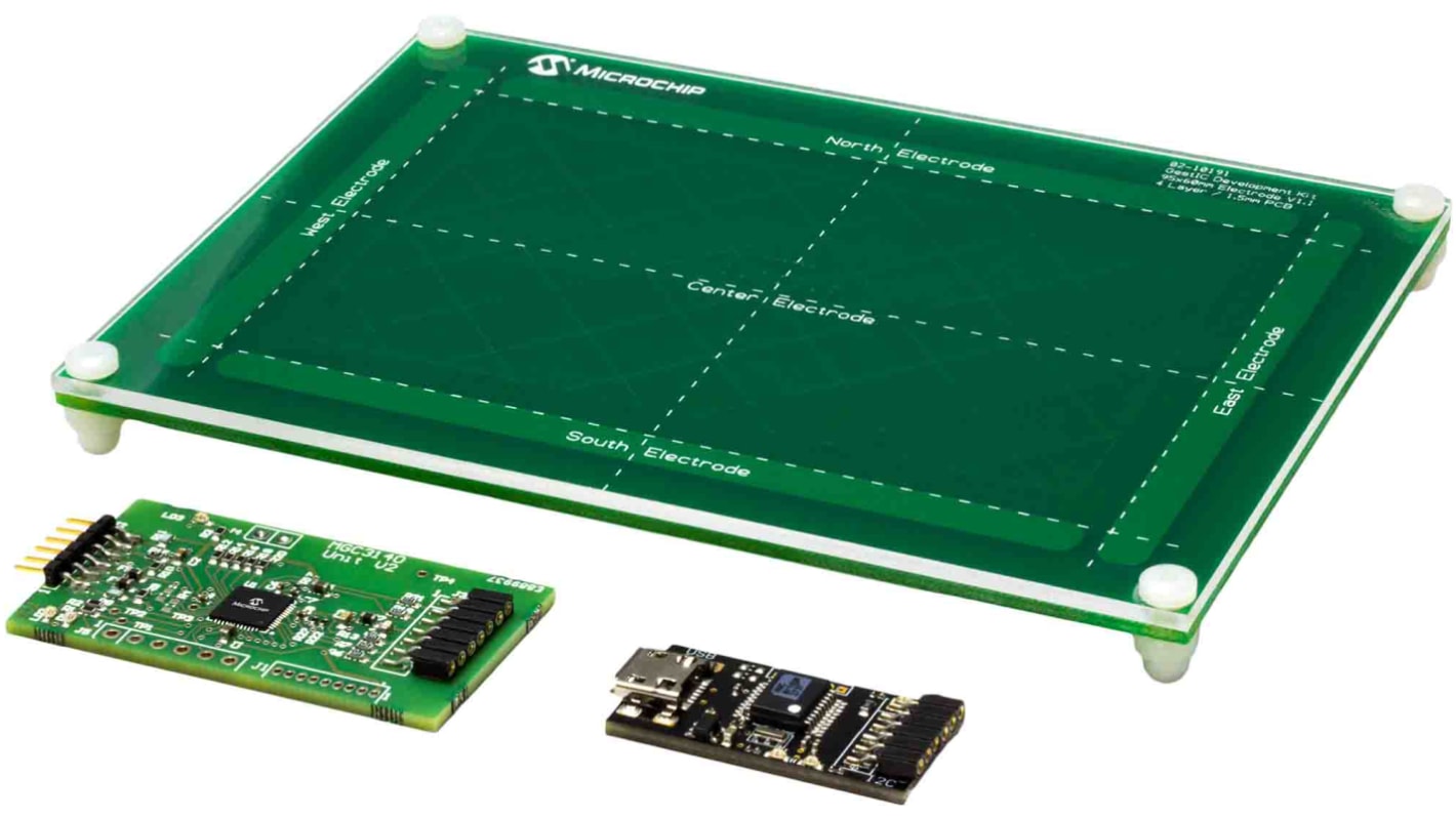 Microchip DM160238 - MGC3140 Development Kit Emerald 开发套件, MGC3140芯片, 用于MGC3140