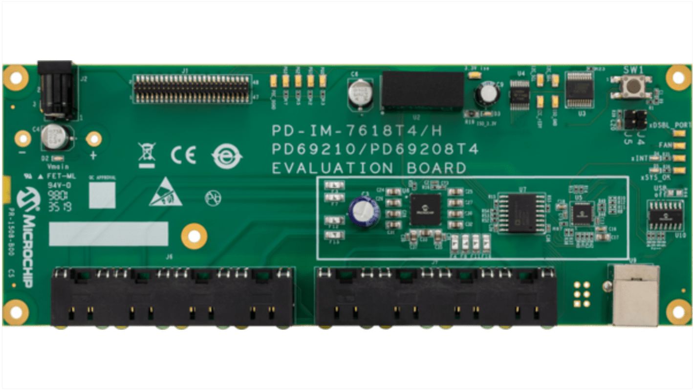 Microchip PSE AT Power Over Ethernet (POE) for PD69208T4, PD69210 for PD69208