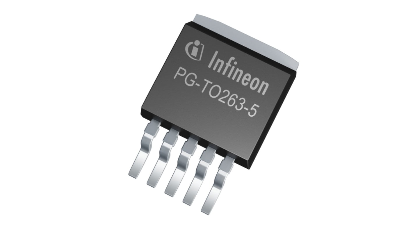 Infineon 稳压芯片, -2 → 45 v输出, 400mA最大输出, 单路输出, pg － TO263 － 5 － 1, 贴片, 5针