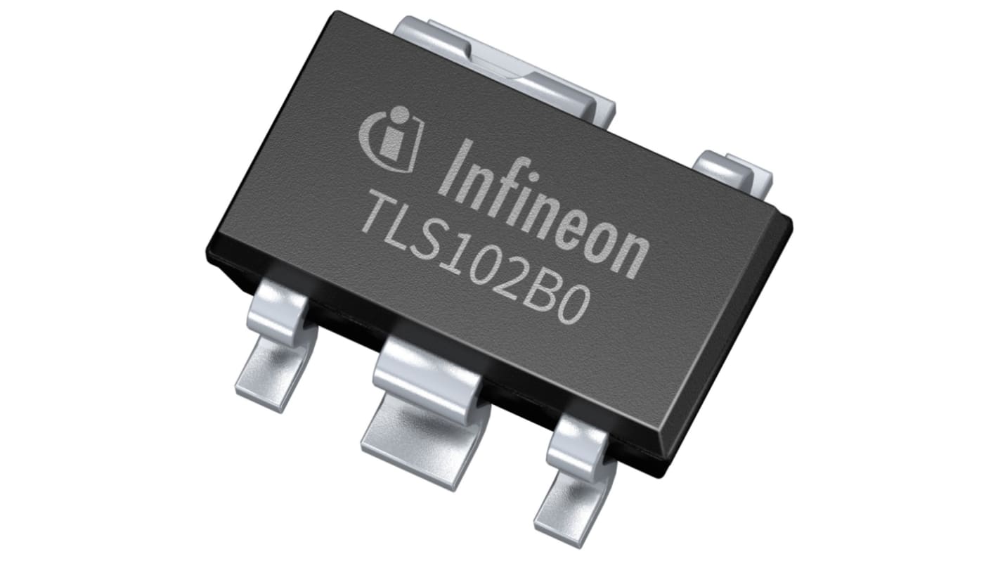 Infineon 线性稳压芯片, -5 → 45 v输出, 20mA最大输出, 单路输出, PG-SCT595-5, 5针, 贴片安装, ±0.1%精度