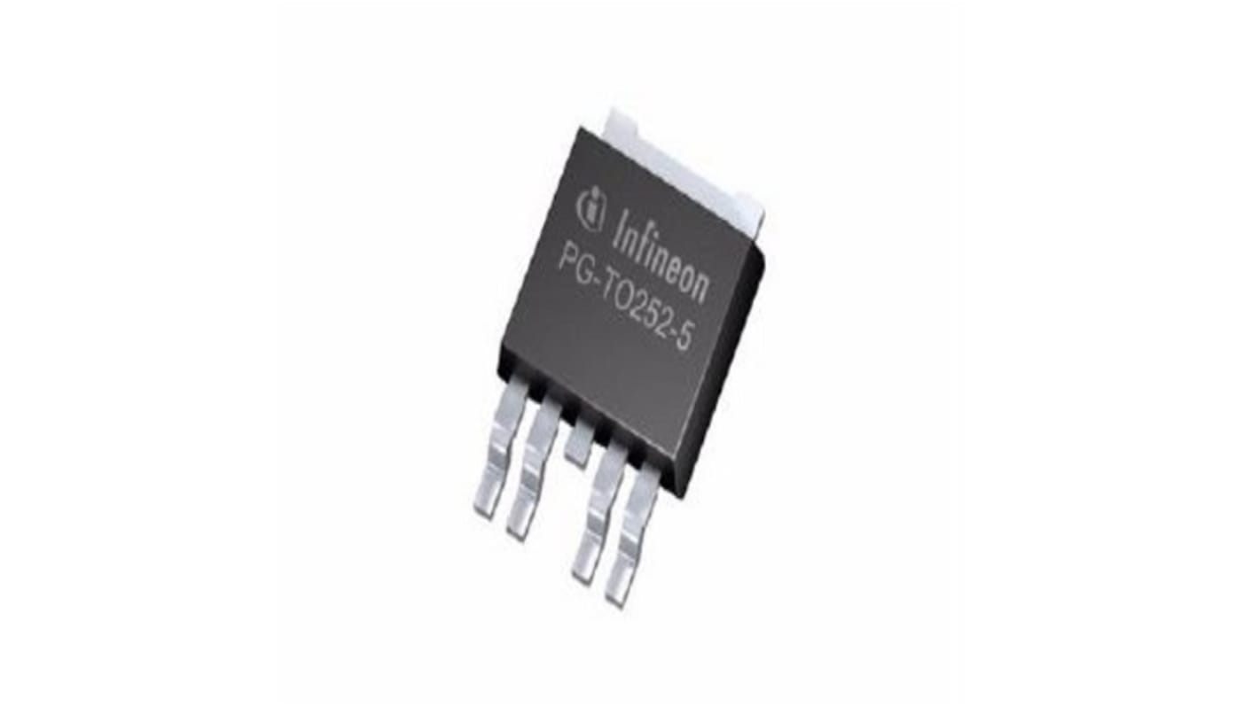 Infineon 线性稳压芯片, 3.3 V输出, 500mA最大输出, 单路输出, pg － TO252 － 5, 贴片, 5针