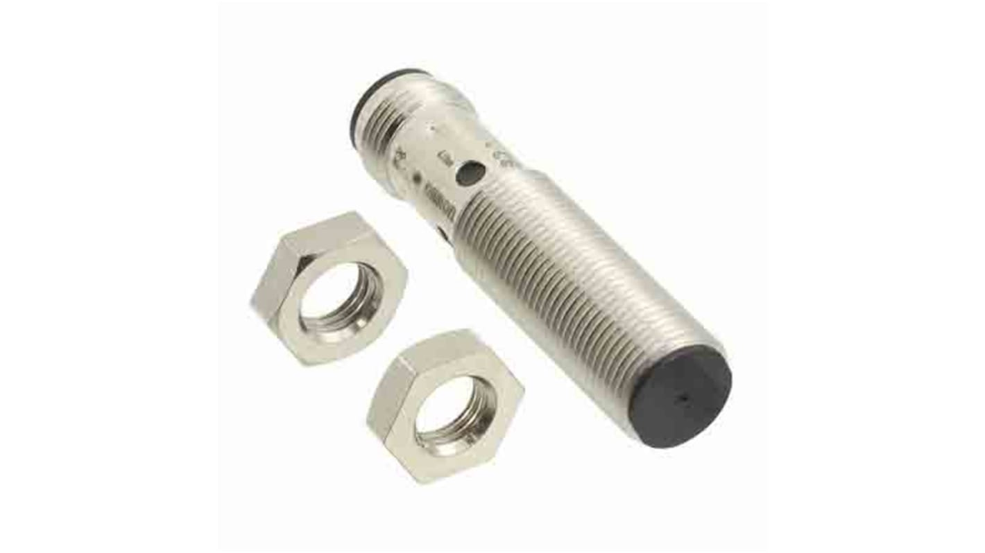 Omron Inductive Barrel-Style Proximity Sensor, M12 x 1, 4 mm Detection, NPN Normally Closed Output, 10 → 30 V