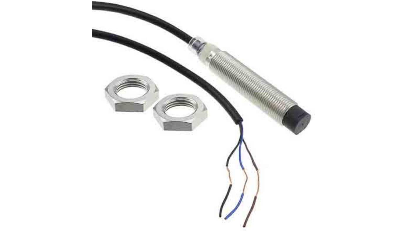 Rs-Online Sensore di prossimità Cilindro filettato Omron M12 rilevamento 8 mm 10 → 30 V c.c