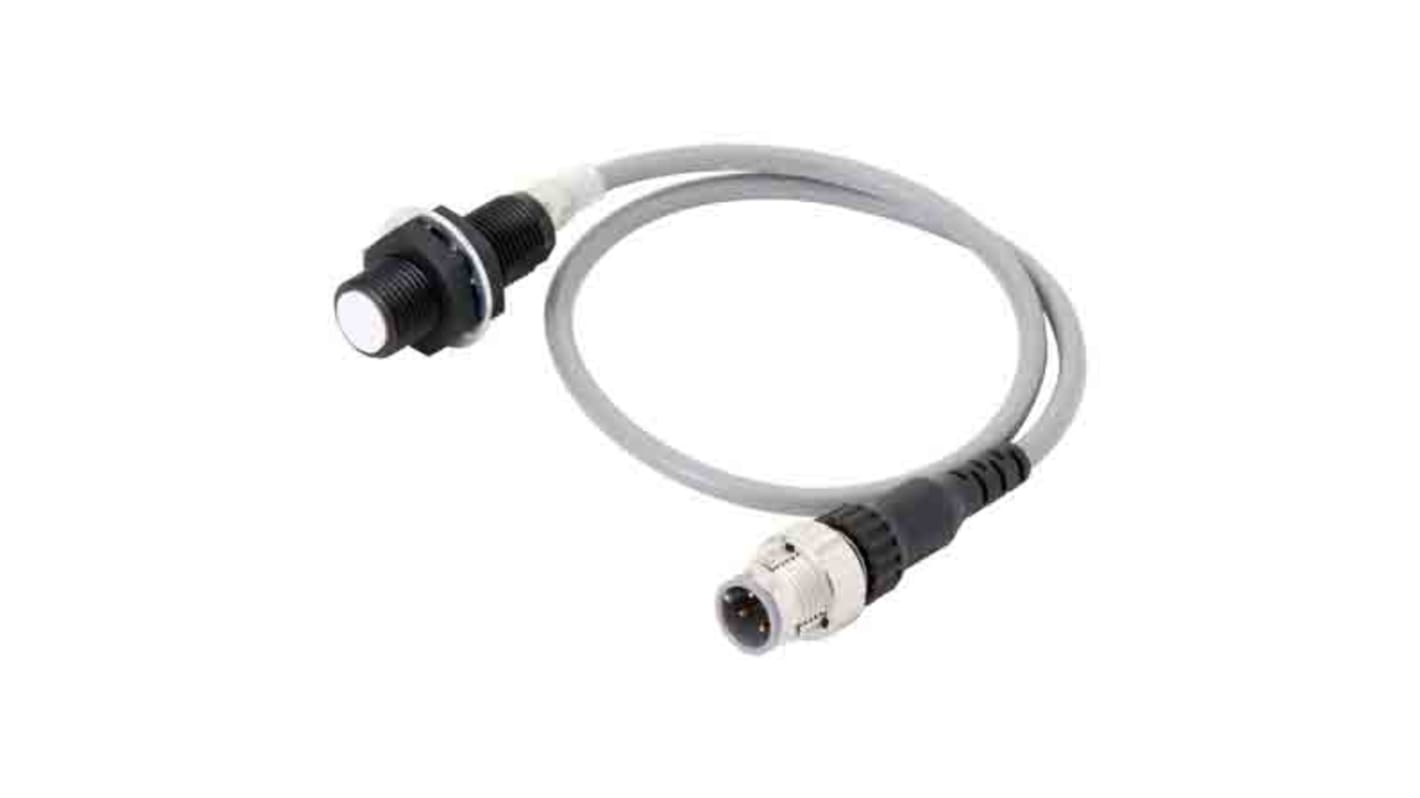 Omron Barrel-Style Proximity Sensor, M12 x 1, 3 mm Detection, NO Output, 10 → 30 V dc, IP67