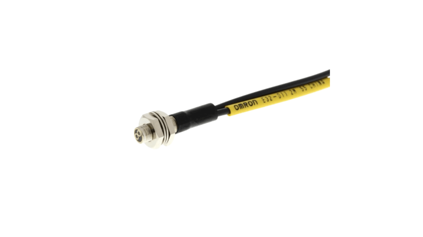 Sensor de fibra óptica de plástico Omron, alcance 520 mm, IP67