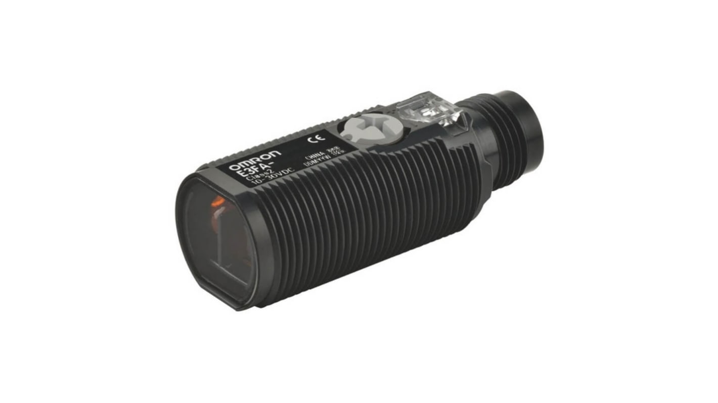 Rs-Online Sensore fotoelettrico Cilindrico Omron a diffusione rilevamento 300 mm uscita PNP