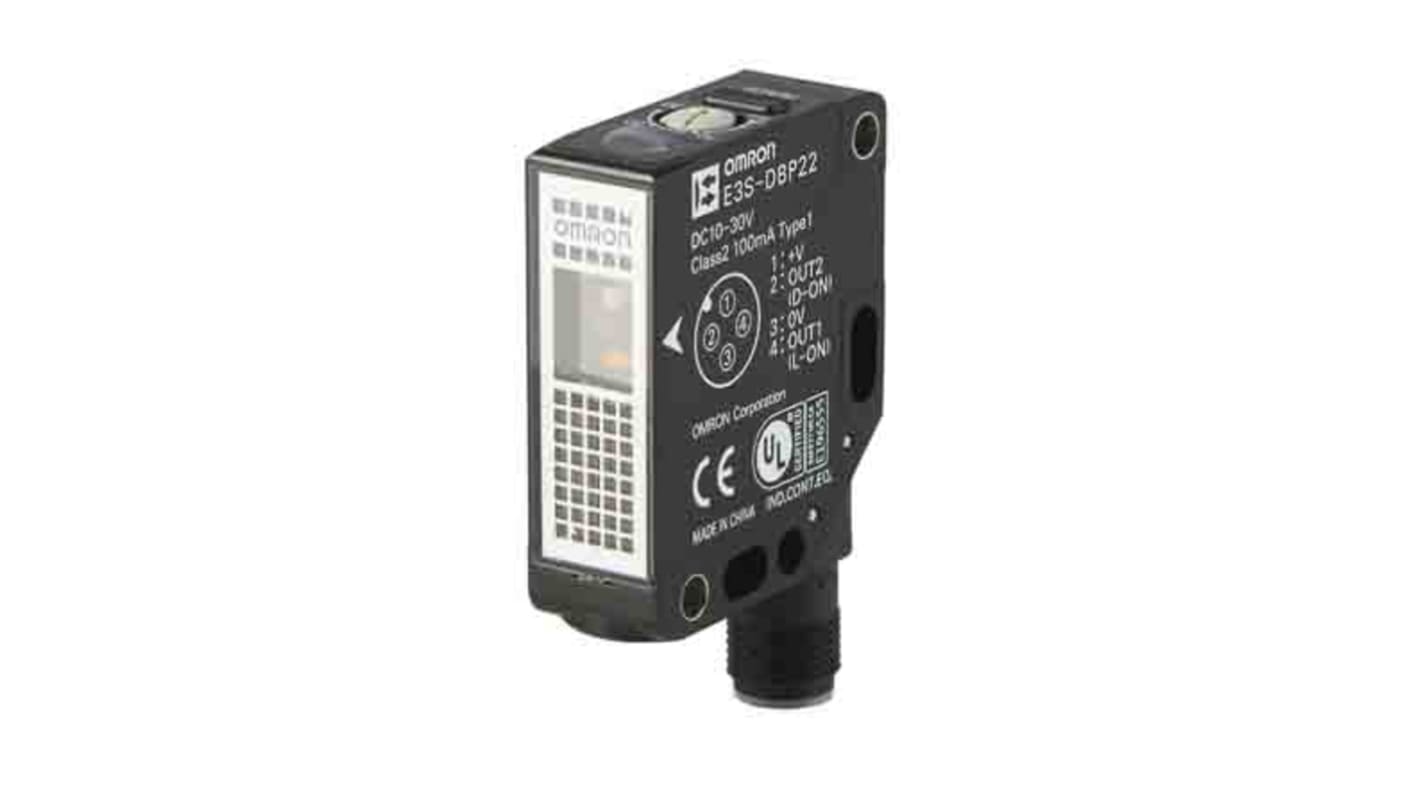 Rs-Online Sensore fotoelettrico Rettangolare Omron a retroriflessione rilevamento 700 mm uscita NPN