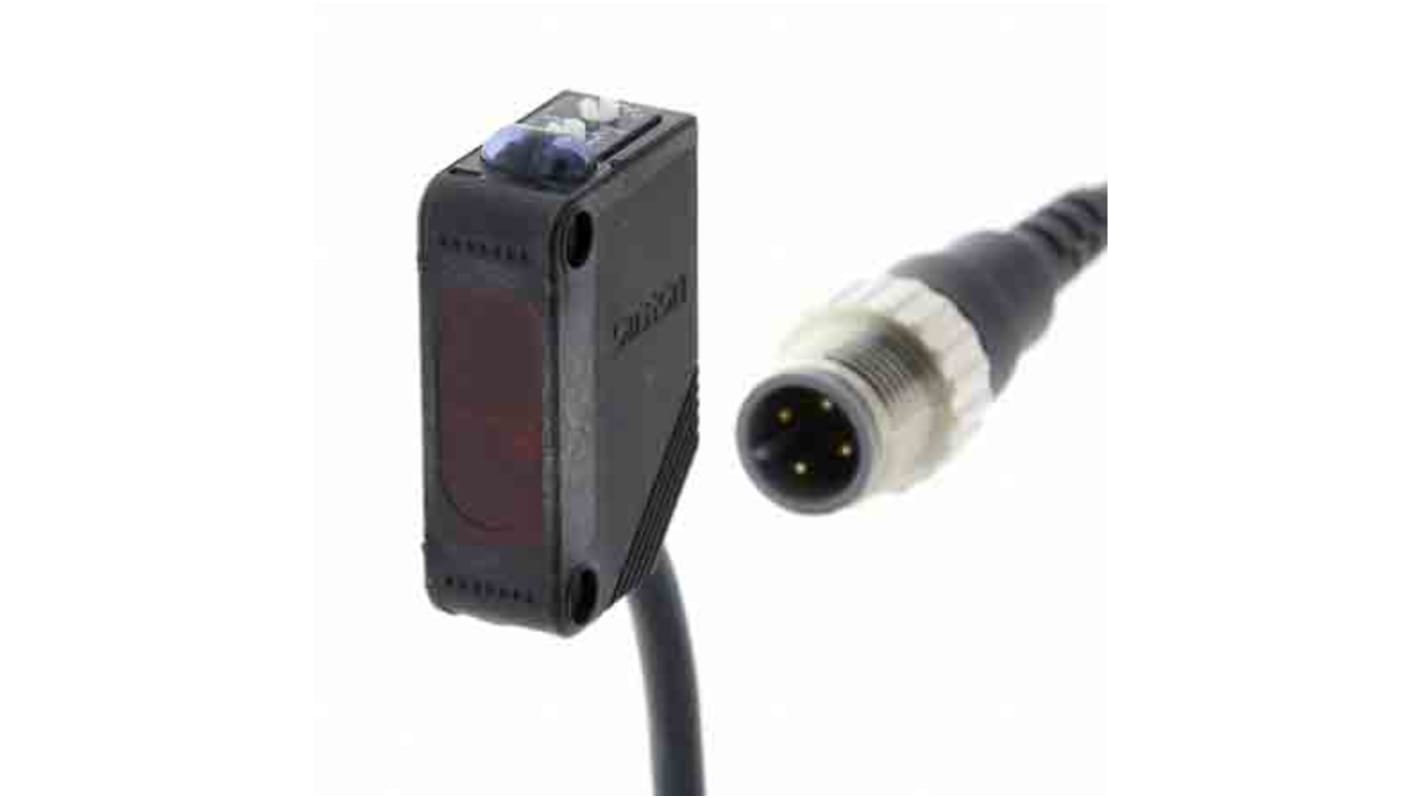 Omron Diffuse Photoelectric Sensor, Compact Sensor, 1 m Detection Range