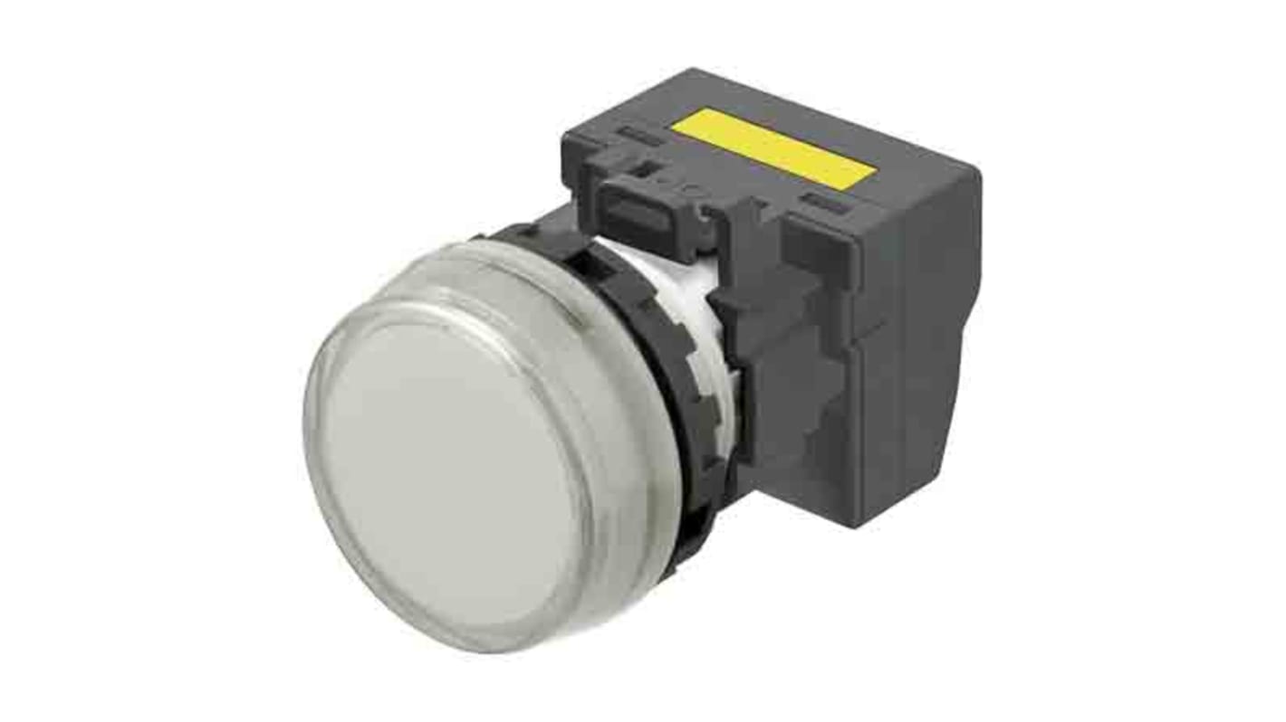 Indicador LED Omron M22N, Blanco, Ø montaje 22mm, IP66
