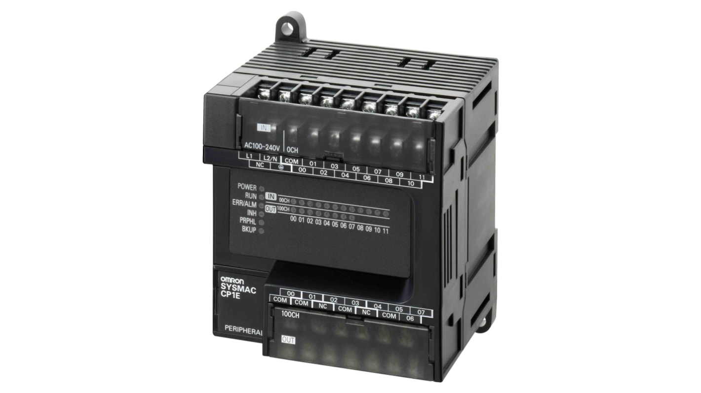 Omron CP1E Series PLC CPU for Use with CP1E, DC Input Input