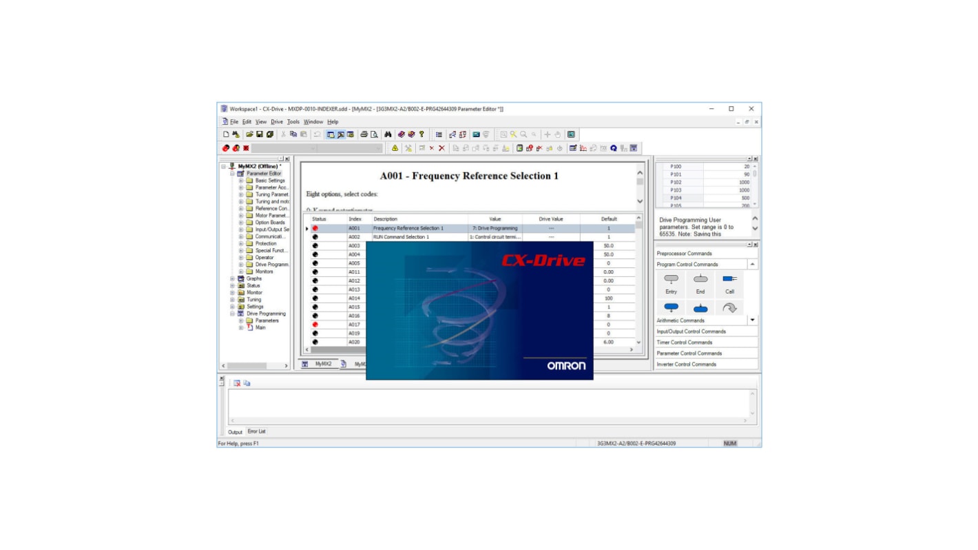 Software di programmazione PLC Omron, per CX