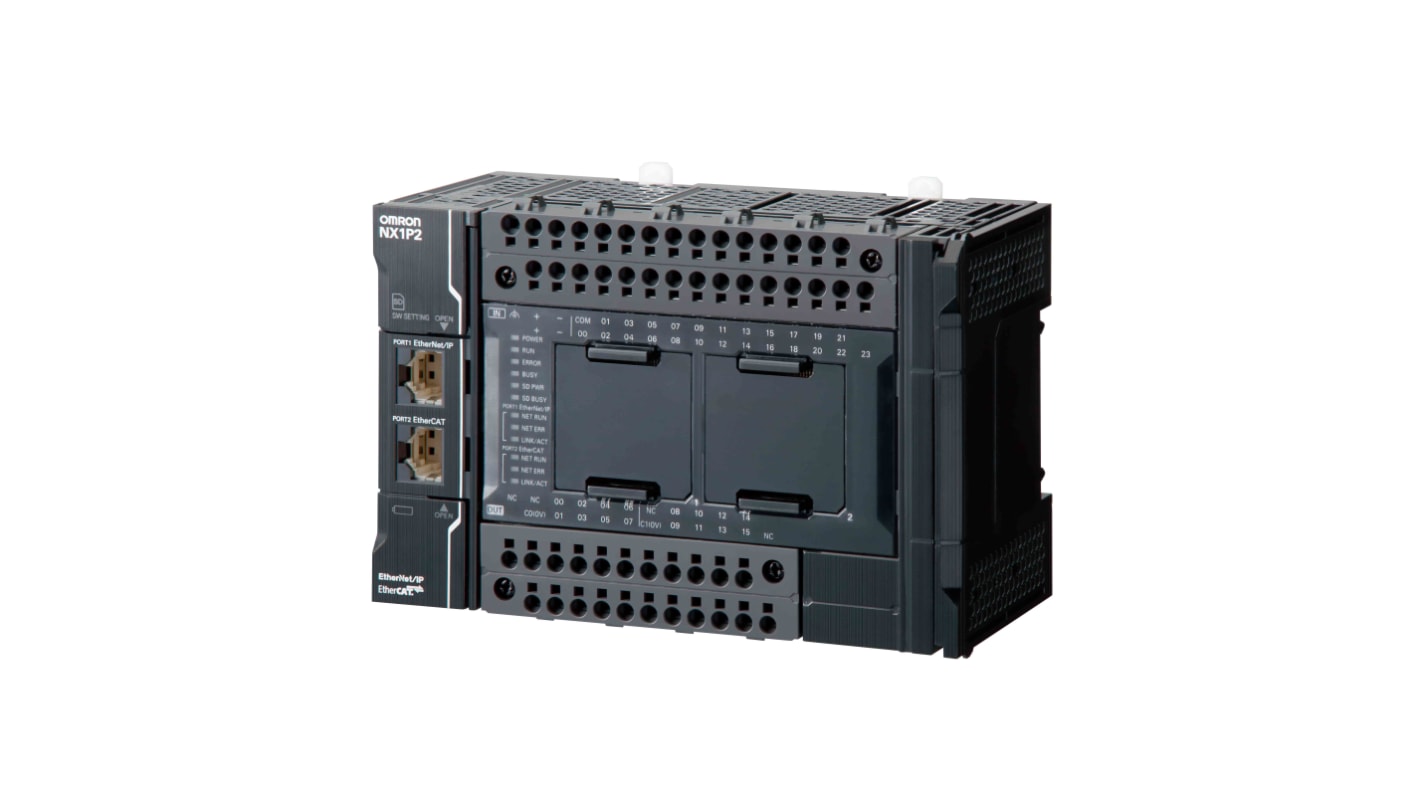 Omron NX1P Series PLC CPU for Use with NX, PNP Input