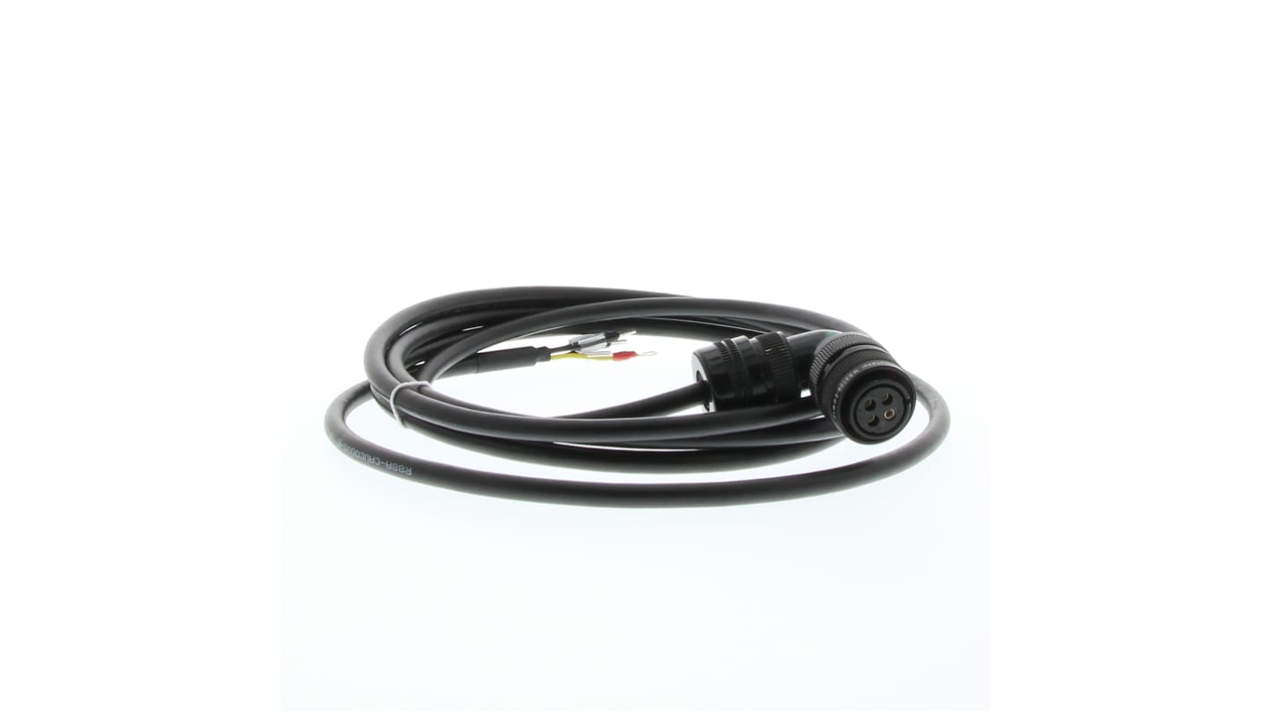 Omron Cable for Use with 0.85 W, 1.3 W, 1.5 W, 1 W, 2 kW Motors, For 0.45 W, 10m Length