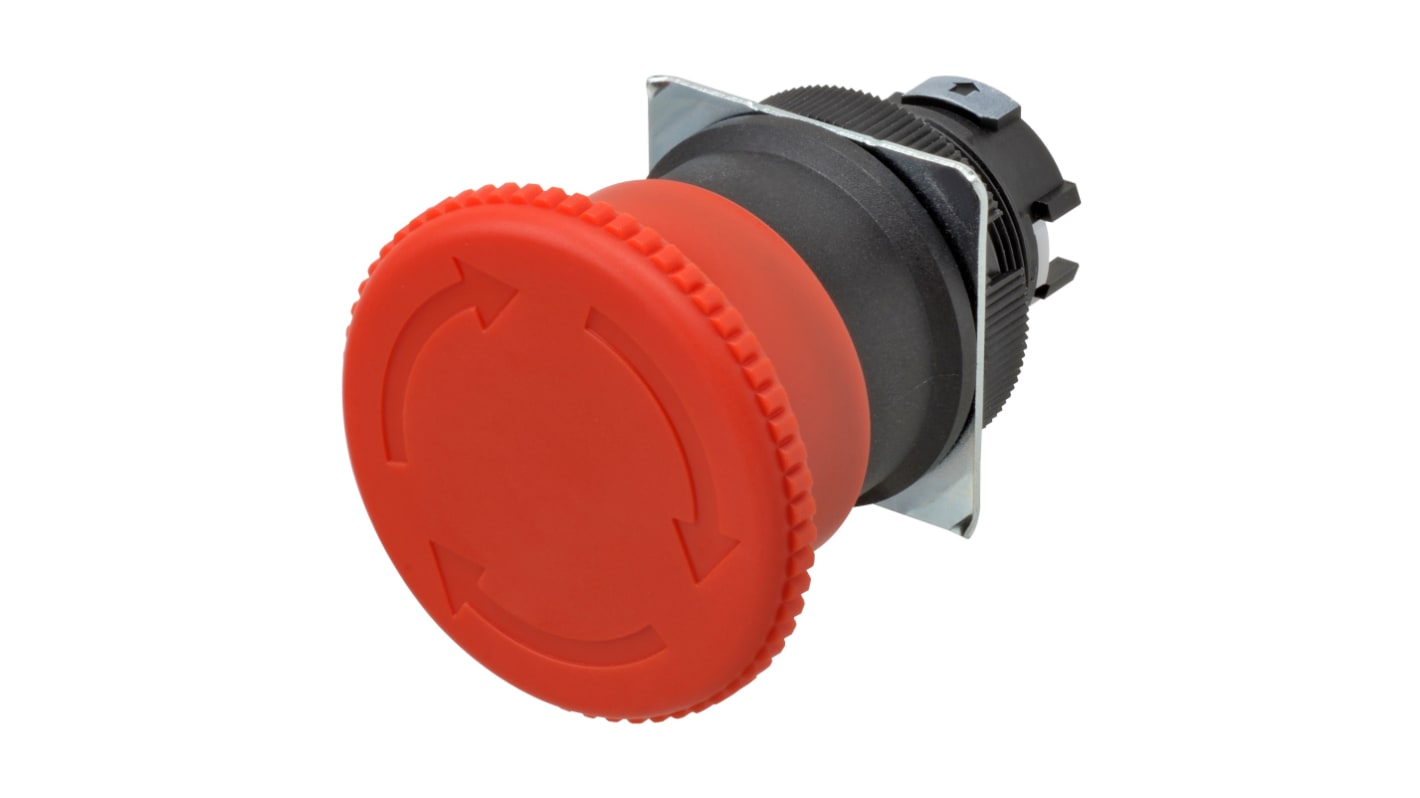Omron A22NE Series, Twist Release, Emergency Stop Push Button Head