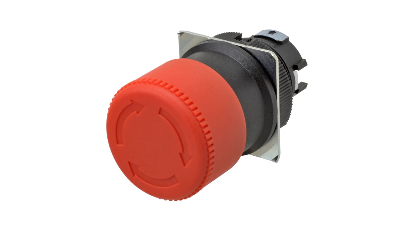 Omron A22NE Series, Twist Release, Emergency Stop Push Button Head