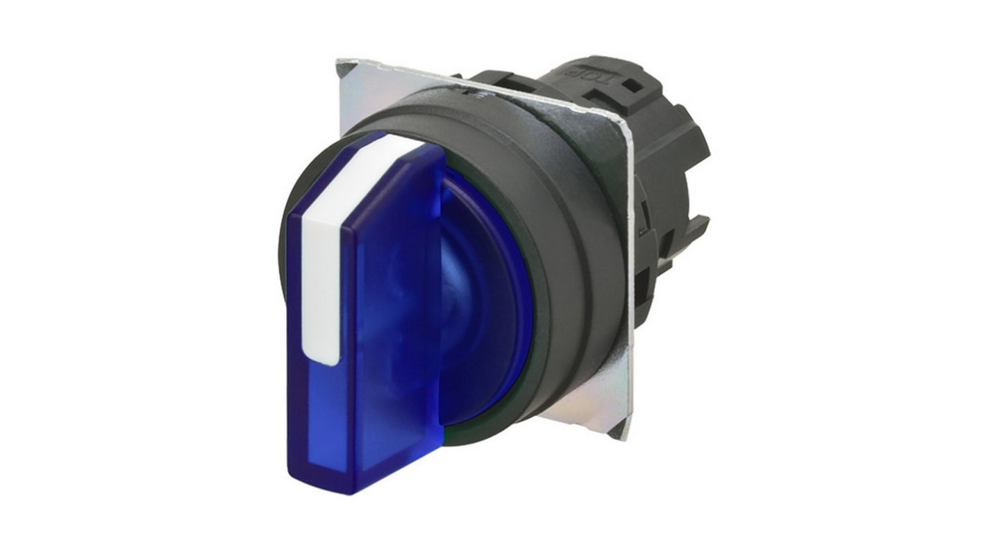 Cabezal de interruptor selector A22NZ-3BB-TAA Omron, 3 Posiciones, Interruptor selector