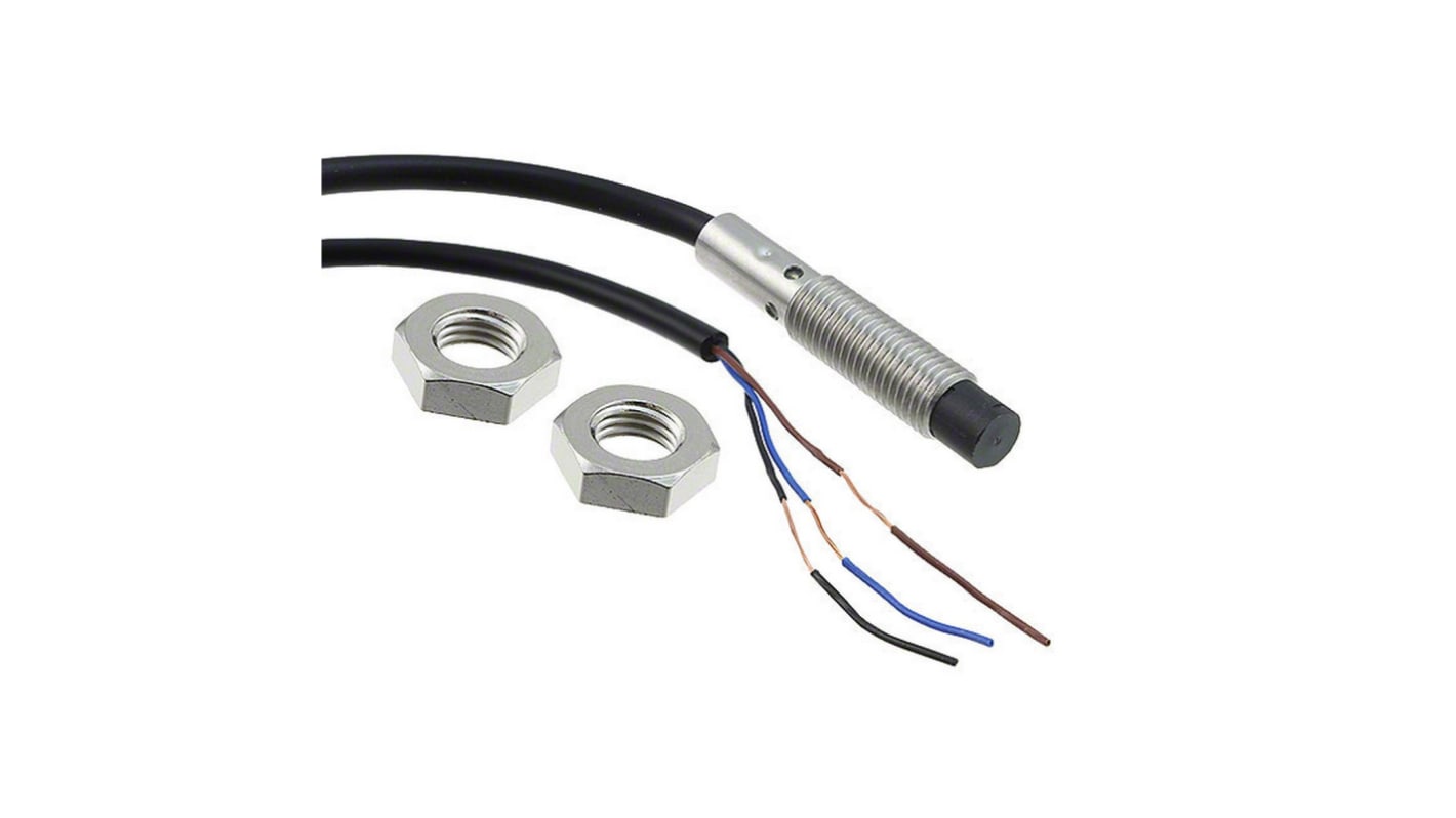 Rs-Online Sensore di prossimità Cilindro filettato Omron M8 rilevamento 4 mm 10 → 30 V c.c