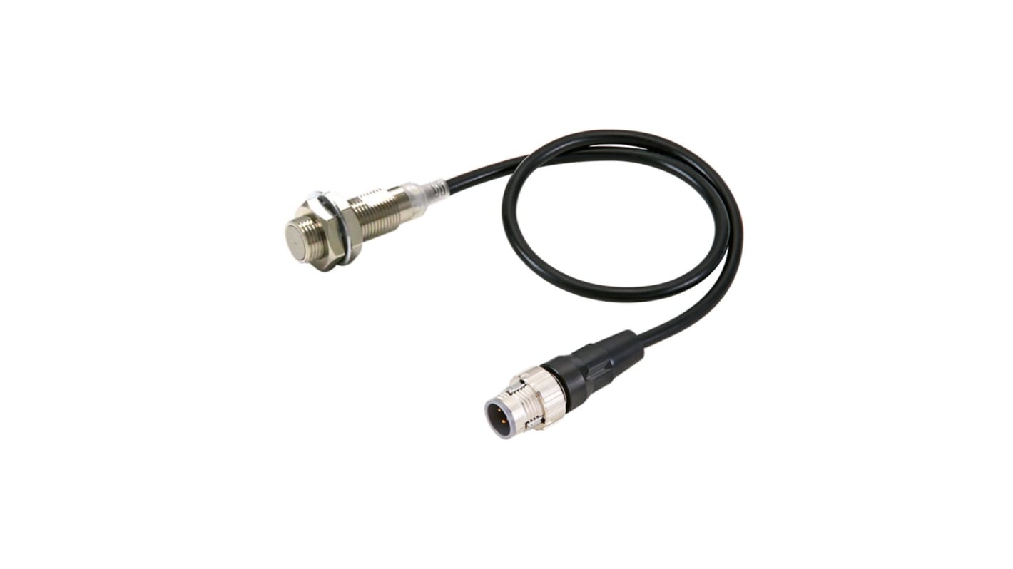 Rs-Online Sensore di prossimità Cilindro filettato Omron M12 rilevamento 4 mm 10 → 30 V c.c