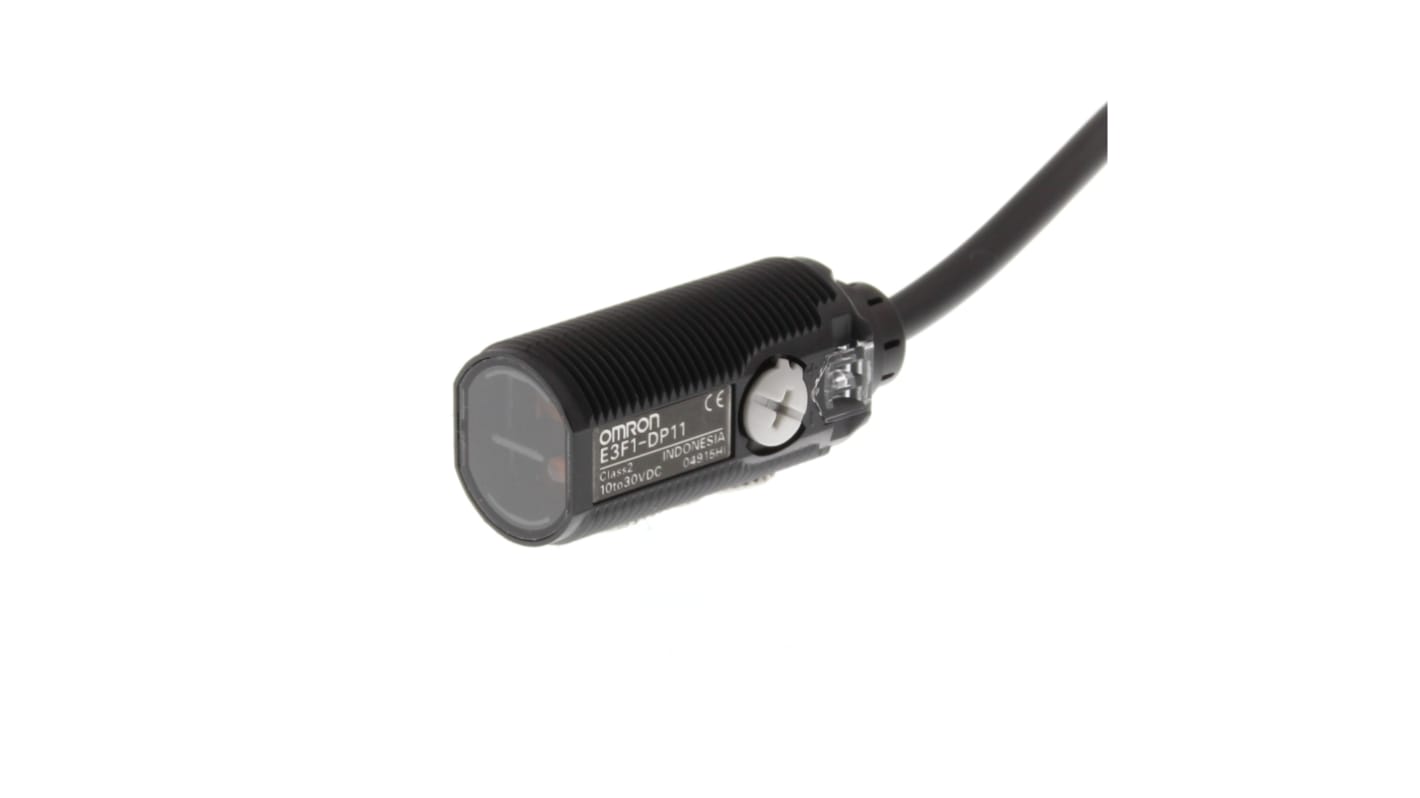 Rs-Online Sensore fotoelettrico Cilindrico Omron Retroriflessione polarizzata rilevamento 300 mm uscita NPN