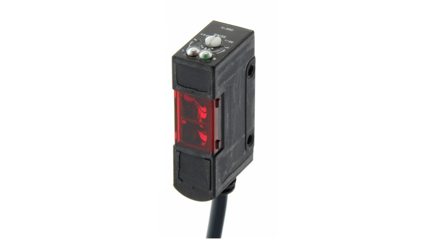 Rs-Online Sensore fotoelettrico Rettangolare Omron a diffusione rilevamento 100 mm uscita PNP
