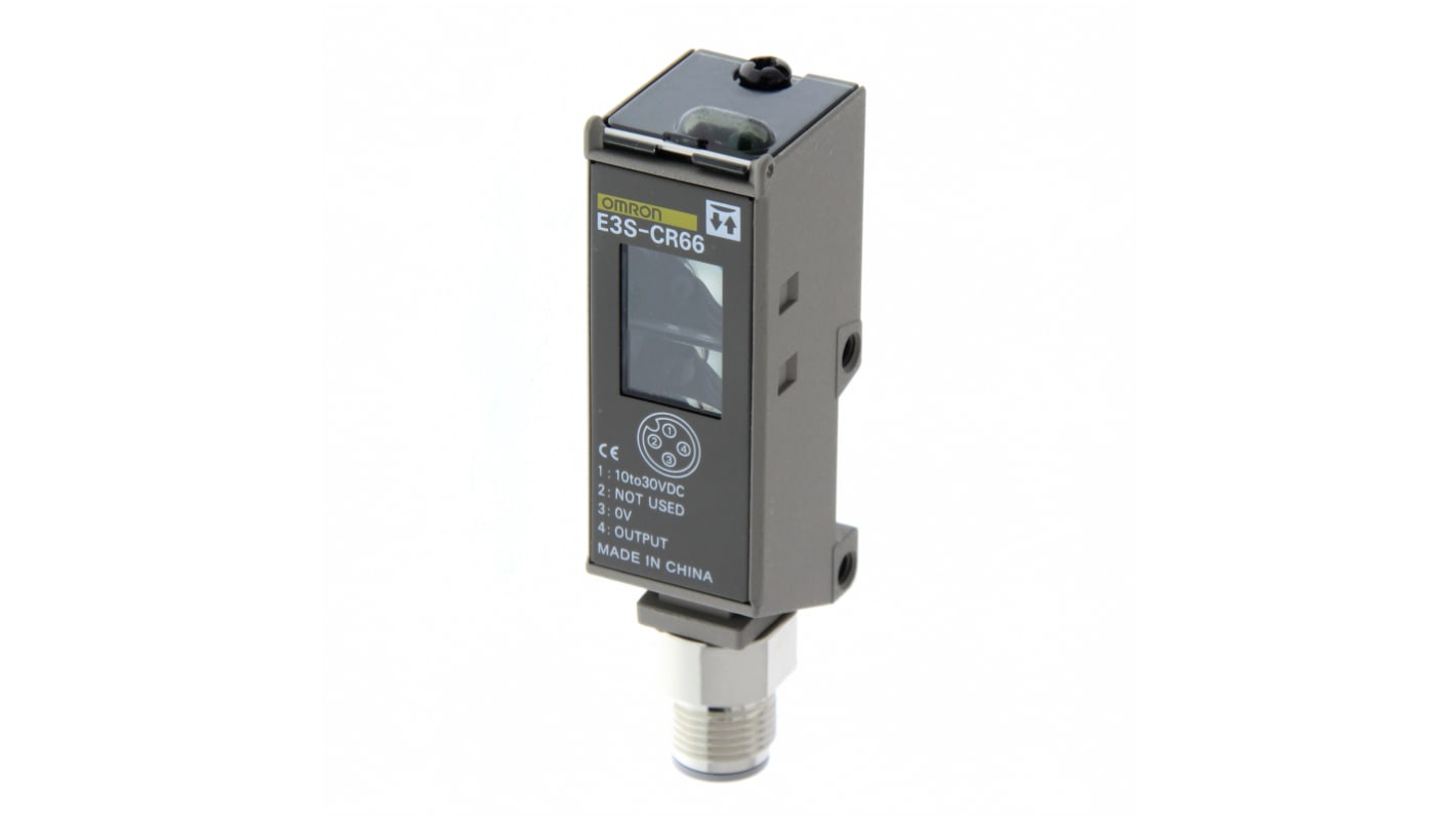 Rs-Online Sensore fotoelettrico Rettangolare Omron a retroriflessione rilevamento 3 m uscita NPN/PNP