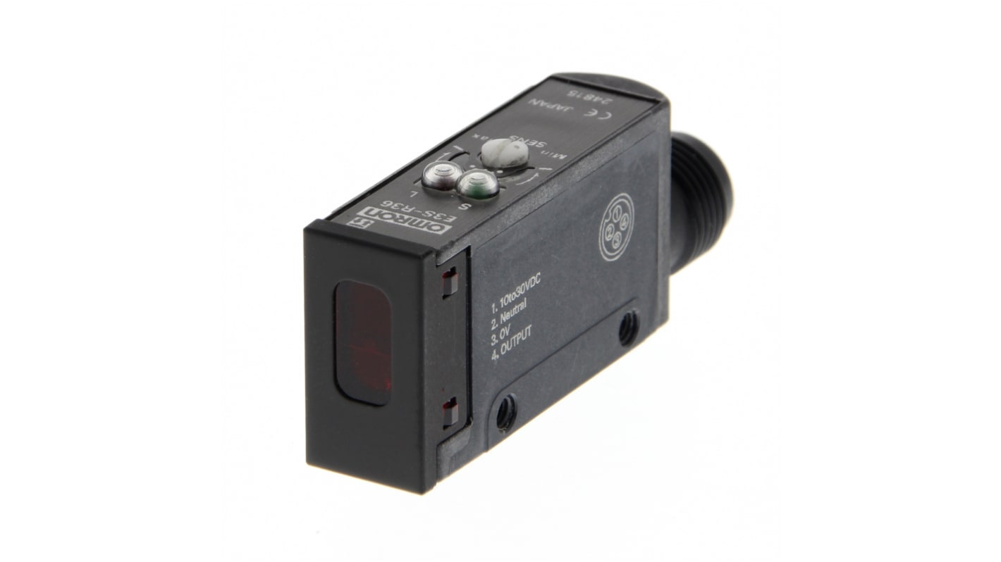 Rs-Online Sensore fotoelettrico Rettangolare Omron a retroriflessione rilevamento 1 m uscita PNP