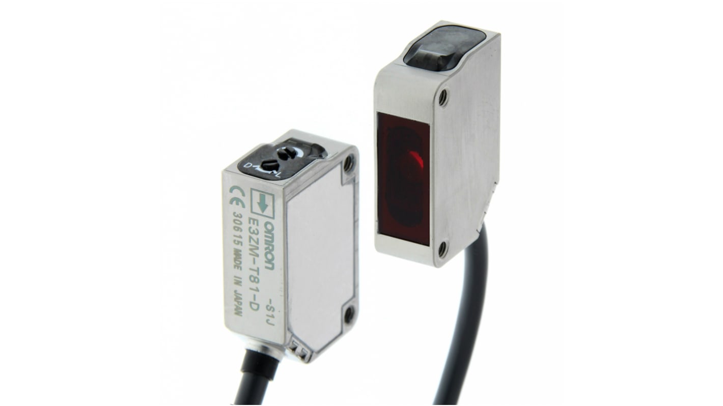 Rs-Online Sensore fotoelettrico Rettangolare Omron a fascio diretto rilevamento 15 m uscita PNP
