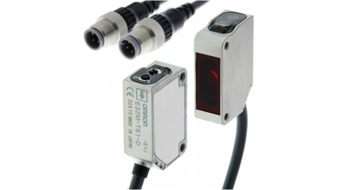 Rs-Online Sensore fotoelettrico Rettangolare Omron a fascio diretto rilevamento 15 m uscita PNP
