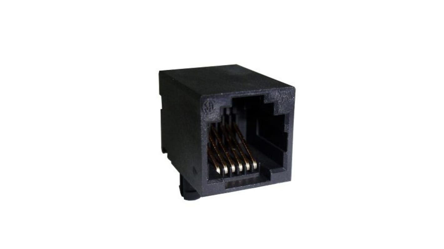 Connettore RJ11 Maschio Amphenol Communications Solutions Cat3, 6 vie, Montaggio su cavo