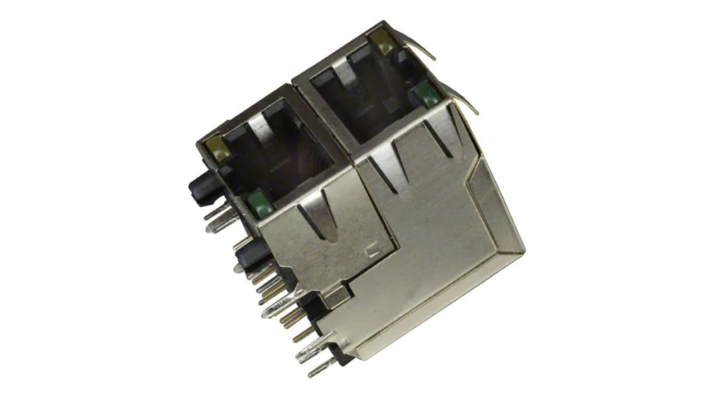 Amphenol Communications Solutions, RJSAE Through Hole RJ45 Connector Plug, 8 Way
