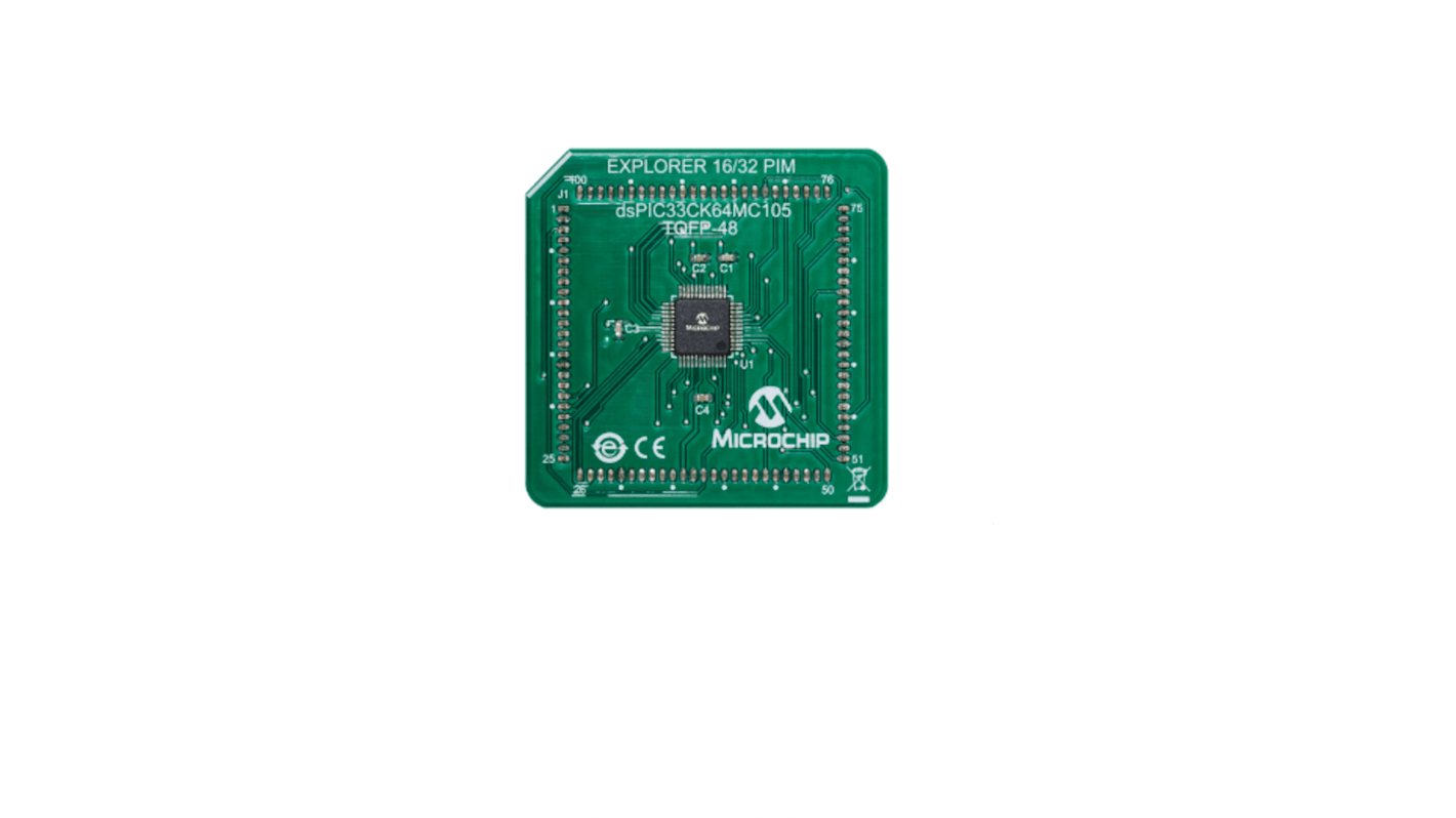 Microchip dsPIC33C插入式模块, 16 位 MCU内核, dsPIC33CK64MC105 General Purpose PIM