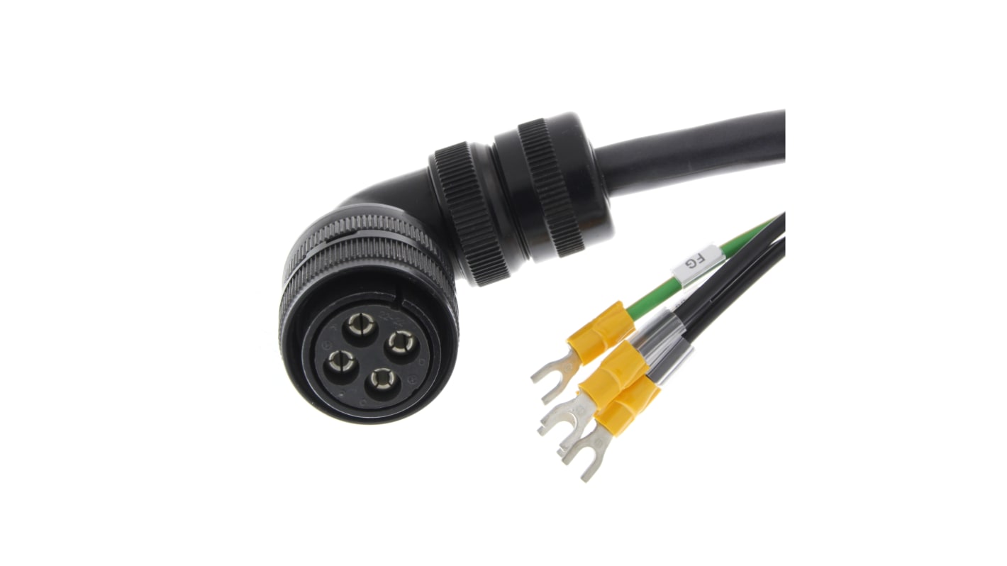 Cable Omron, long. 3m, para usar con Servomotores de 400 V R88M-