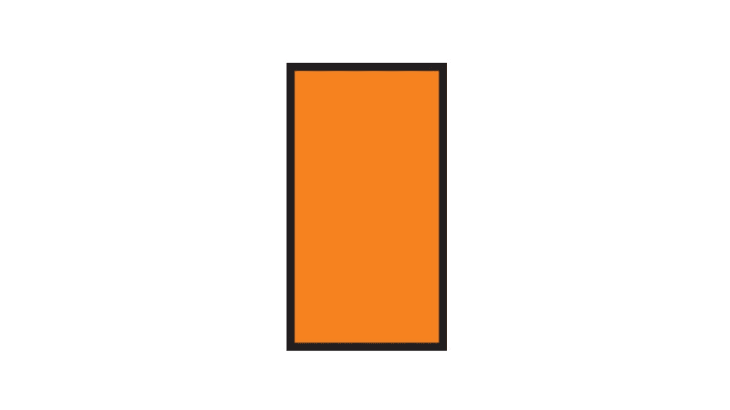 Repère câble à clipser HellermannTyton WIC à pression , Ø câble 2.8 → 3.8mm, texte : Orange, Orange