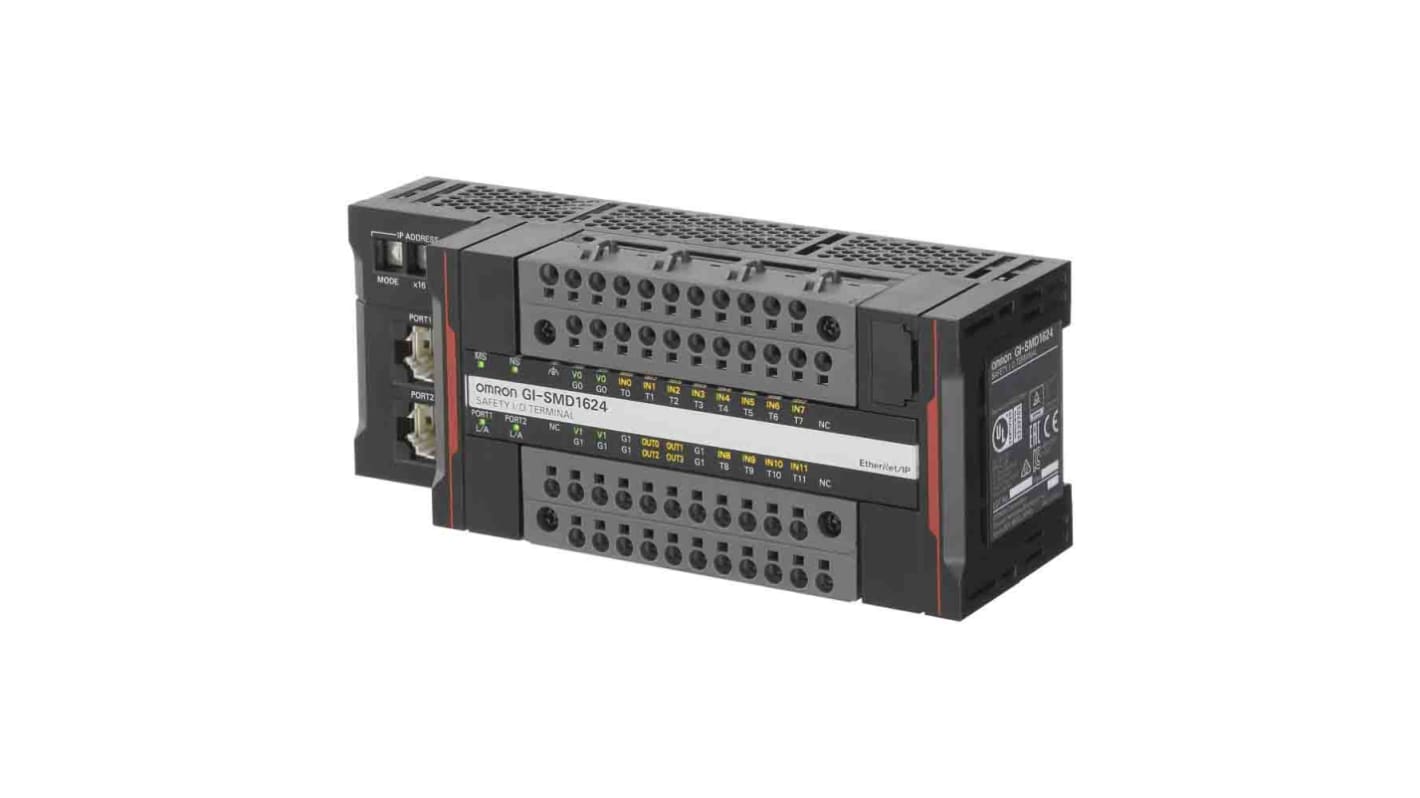 Omron GI-SMD Series Input/Output Module, 12 Inputs, 4 Outputs, 24 V