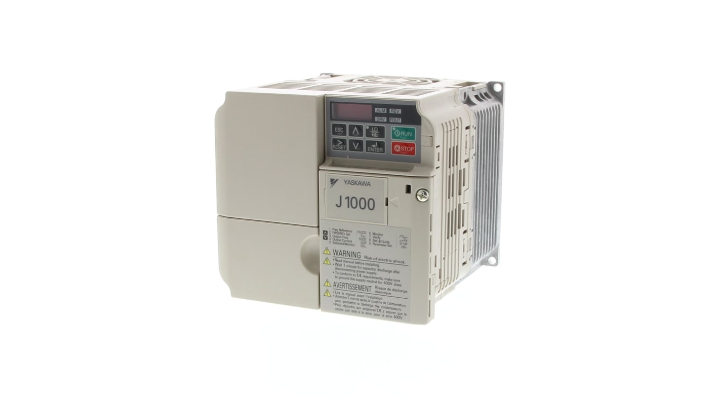 Variador de frecuencia Omron serie JZA2, 4 kW, 230 V ac, 3 fases, 9,2 A, 400Hz, IP20, Modbus esclavo, serie RS-232C,