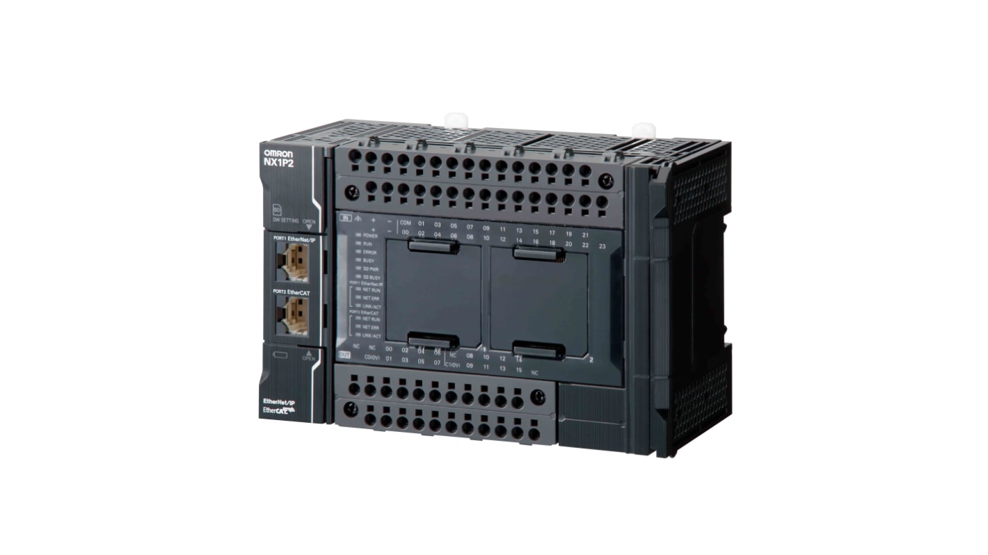 Omron NX1P Series PLC CPU for Use with NX Series, NPN Input